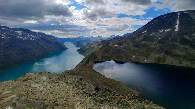 Sendero Besseggen en el Parque Nacional Jotunheimen