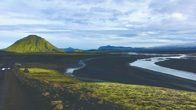 Desierto de arena negra de Maelifellssandur